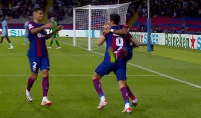 100. gol Roberta Lewandowskiego w europejskich pucharach. Polak trzeci w historii. Barcelona rozbiła rywala w Lidze Mistrzów (VIDEO)